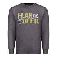 Charcoal Heather fear the deer Premium Sweatshirt - artisFamous