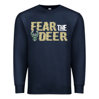 Navy fear the deer Premium Sweatshirt - artisFamous