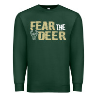 Sports Green fear the deer Premium Sweatshirt - artisFamous