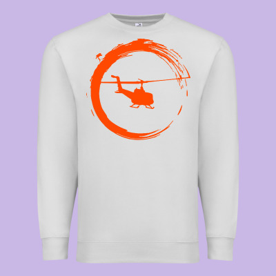 Helicopter Premium Sweatshirt Designed By Artisfamous