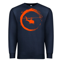 Navy helicopter Premium Sweatshirt - artisFamous