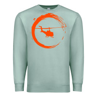 Seafoam helicopter Premium Sweatshirt - artisFamous