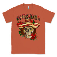 Copper Chingona with roses Mexico Classic Tee - HowdyJamesFarm
