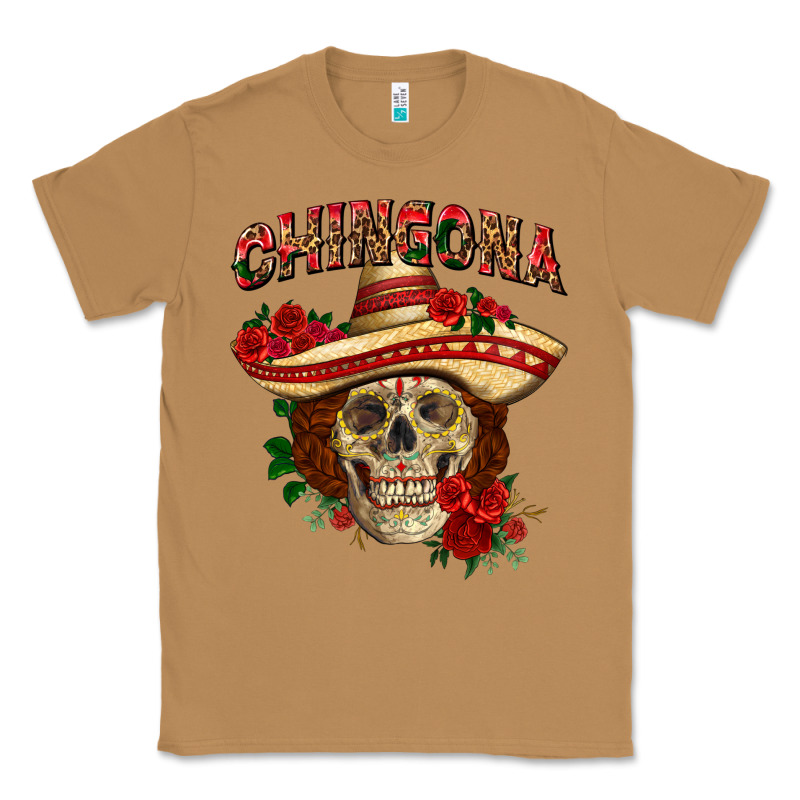 Chingona With Roses Mexico Classic Tee by HowdyJamesFarm | Teevron