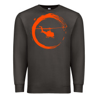 Smoke helicopter Premium Sweatshirt - artisFamous