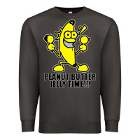 Smoke peanut butter jelly time banana Premium Sweatshirt - artisFamous
