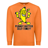 Carrot peanut butter jelly time banana Premium Sweatshirt - artisFamous