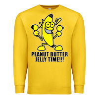 Lemon peanut butter jelly time banana Premium Sweatshirt - artisFamous