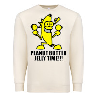 Sandshell peanut butter jelly time banana Premium Sweatshirt - artisFamous