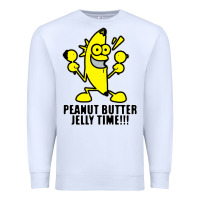 Peanut Butter Jelly Time Banana Premium Sweatshirt | Teevron
