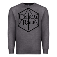 Charcoal Heather critical role Premium Sweatshirt - artisFamous