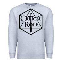 Heather Grey critical role Premium Sweatshirt - artisFamous