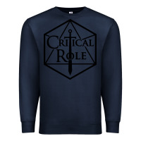 Navy critical role Premium Sweatshirt - artisFamous