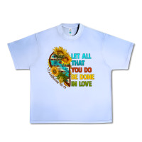 Grape Ice let all that you do be done in love Urban Heavy Tee - BundleAndBundleShop