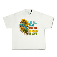 Pistachio let all that you do be done in love Urban Heavy Tee - BundleAndBundleShop