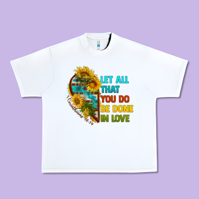 Let All That You Do Be Done In Love Urban Heavy Tee Designed By Bundleandbundleshop