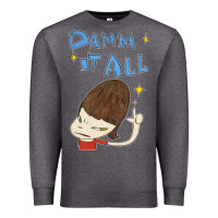 Charcoal Heather Damm It All Premium Sweatshirt - artisFamous