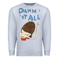 Heather Grey Damm It All Premium Sweatshirt - artisFamous