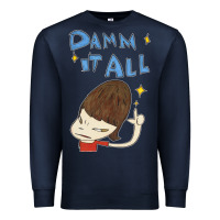 Navy Damm It All Premium Sweatshirt - artisFamous