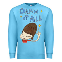 Ocean Blue Damm It All Premium Sweatshirt - artisFamous