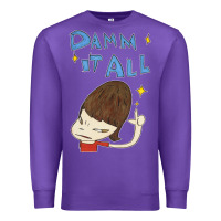 Purple Damm It All Premium Sweatshirt - artisFamous