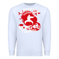 White surely not everybody was kung fu fighting Premium Sweatshirt - artisFamous