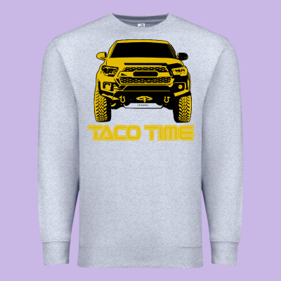 Taco Time Premium Sweatshirt Designed By Artisfamous