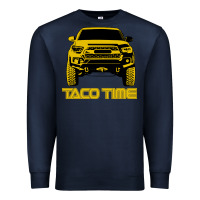 Navy taco time Premium Sweatshirt - artisFamous