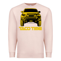 Pale Pink taco time Premium Sweatshirt - artisFamous