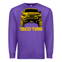 Purple taco time Premium Sweatshirt - artisFamous
