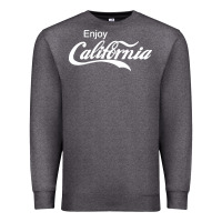 Charcoal Heather enjoy california Premium Sweatshirt - artisFamous