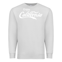 Dove Grey enjoy california Premium Sweatshirt - artisFamous