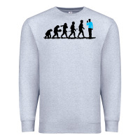 Heather Grey evolution spock Premium Sweatshirt - artisFamous
