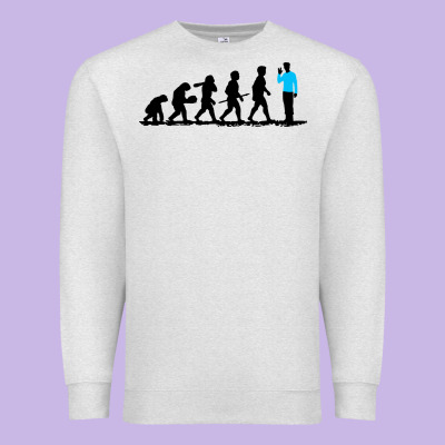 Evolution Spock Premium Sweatshirt Designed By Artisfamous