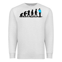 Oatmeal Heather evolution spock Premium Sweatshirt - artisFamous