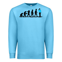 Ocean Blue evolution spock Premium Sweatshirt - artisFamous