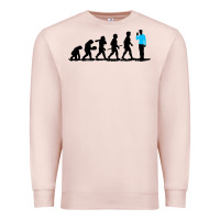 Pale Pink evolution spock Premium Sweatshirt - artisFamous