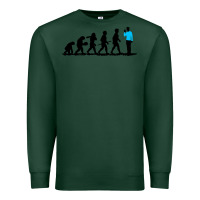 Sports Green evolution spock Premium Sweatshirt - artisFamous