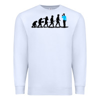 White evolution spock Premium Sweatshirt - artisFamous