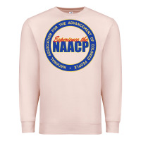 Pale Pink experience the naacp Premium Sweatshirt - artisFamous