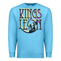 Ocean Blue kings of leon Premium Sweatshirt - artisFamous