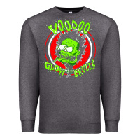 Charcoal Heather voodoo glow skulls Premium Sweatshirt - artisFamous