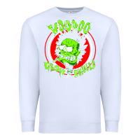White voodoo glow skulls Premium Sweatshirt - artisFamous