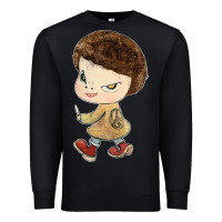 Black Little Yoshitomo Knives Premium Sweatshirt - artisFamous