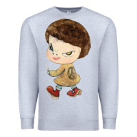 Heather Grey Little Yoshitomo Knives Premium Sweatshirt - artisFamous