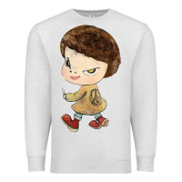 Oatmeal Heather Little Yoshitomo Knives Premium Sweatshirt - artisFamous
