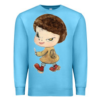 Ocean Blue Little Yoshitomo Knives Premium Sweatshirt - artisFamous