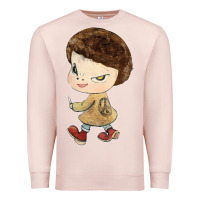 Pale Pink Little Yoshitomo Knives Premium Sweatshirt - artisFamous
