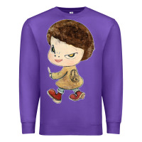 Purple Little Yoshitomo Knives Premium Sweatshirt - artisFamous