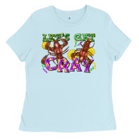 Baby Blue Let's get cray Ladies Tee - FaDigitalArtStudio